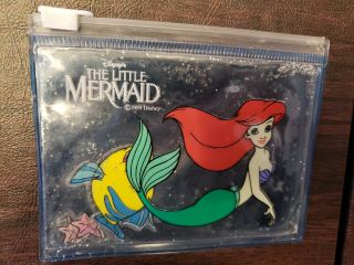 Vintage 1989 Disney The Little Mermaid Vinyl Ariel Wallet