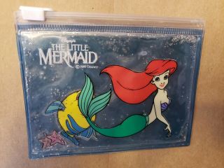 Vintage 1989 Disney The Little Mermaid vinyl Ariel wallet 2