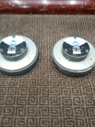 Pair Vintage Rcf N479 1 " Horn Drivers Fit Altec And Jbl Bolt Patterns As Well