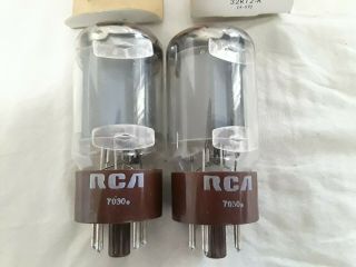 NOS RCA 5881 BROWN BASE TUBES EARLY 6L6 Same date Codes 2