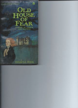 Old House Of Fear Vintage Paperback Book By Russell Kirk From Avon Book 1962