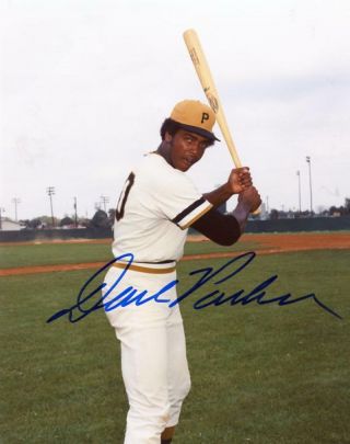 Dave Parker Pittsburgh Pirates Rookie Signed 8x10 Photo W/coa