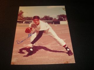 Dean Stone 1953 - 57 Washington Senators Signed 8x10 Photo Authentic Autograph Jb