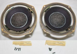 X2 Set Vintage The Smaller Advent Loudspeaker 8.  5 " Woofer Speaker Parts / Repair