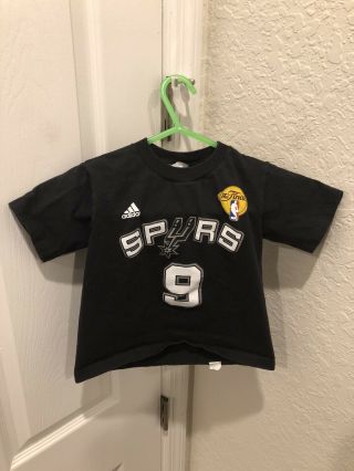 Toddler Boys Adidas San Antonio Spurs Tony Parker 9 The Finals T - Shirt Size 4t