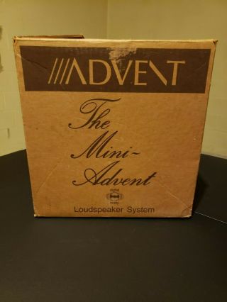 Advent Mini Bookshelf Speakers Digital Ready Loudspeaker System Model A - 1004