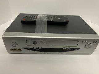 GE VHS VCR Player Recorder Video Tape Cassette VG4270 With Remote 2