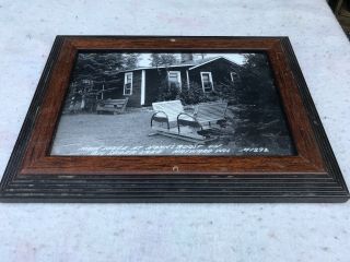 Hahn’s Roost Big Spider Lake Hayward Wisc.  Framed Picture