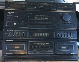 Pioneer Rx - 540 Stereo Double Cassette Deck Receiver,  Tuner & Analyzer