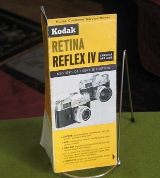 Vintage 1964 Kodak Retina Reflex Iv Cameras & Aids Brochure