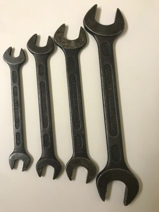 Vintage Radebeul Wfr Ddr Spanner Wrenches Part Of Classic Motorcycle/car Toolkit