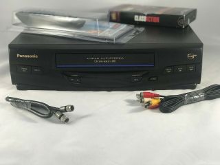 Panasonic Pv - 4520 Vcr Hifi Stereo Player Recorder Omnivision -,