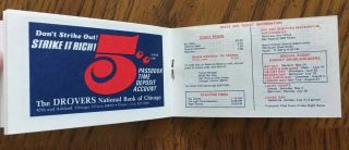 Chicago White Sox Vintage 1970 Team & American League Baseball Schedule Booklet 3