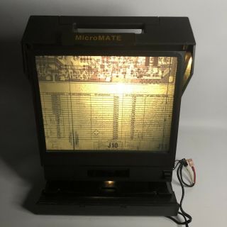Datagraphix Multiprodux Micromate Portable Microfiche Reader Viewer Anacomp