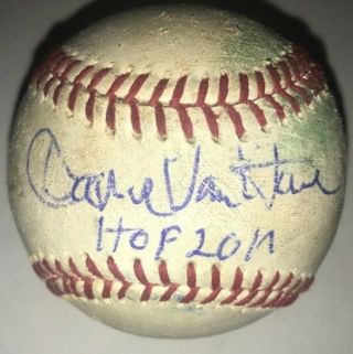 Dave Van Horne Miami Florida Marlins Hof Signed Autographed Mlb Baseball W/proof
