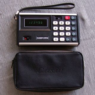 Vtg 1973 Casio Mini Cm - 102 Calculator Made In Japan (fx Pro Icc Hp Sr Ti Sx)