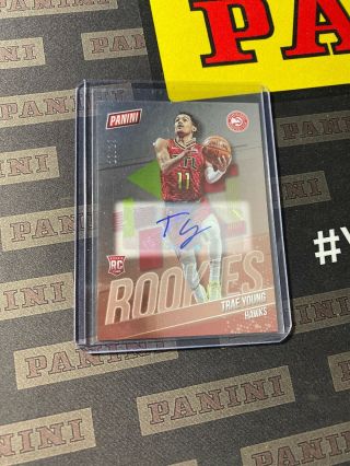2019 Panini Trae Young Autograph Auto Vip Nscc National Rookie Rc 10/10 Hawks Sp