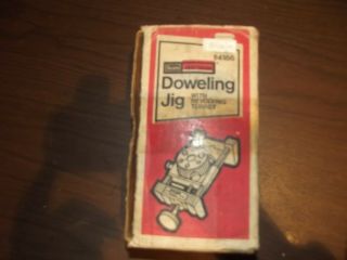 VINTAGE CRAFTSMAN DOWLING JIG NO.  9 - 4186,  AND USER GUIDE 2