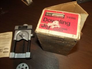 VINTAGE CRAFTSMAN DOWLING JIG NO.  9 - 4186,  AND USER GUIDE 3