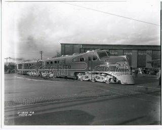 9gg115 Alco Historic Rp 1941 At&sf Santa Fe Railroad Loco 50 Chief Herald