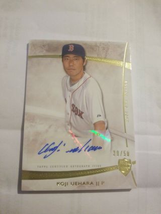 2014 Koji Uehara Topps Supreme Auto Autograph Card Red Sox Signed Japan 39/50