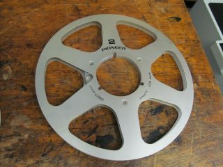 PIONEER PR - 101 10.  5 reel silver for RT - 909 and others reel to reel 2