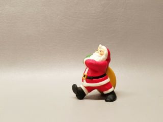Vintage Hallmark Merry Miniature Figure Christmas Rooftop Deliveries Santa Claus