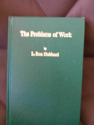 Vintage Scientology Book Problems Of Work By L Ron Hubbard 1972