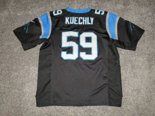 Nike Authentic Luke Kuechly Carolina Panthers Jersey,  Size 48 Or Large,  Black