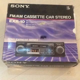 Sony Fm/am Cassette Car Stereo Exr - 10 Tape Deck Complete