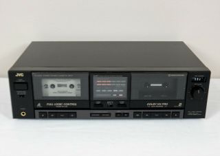 Jvc Td - W303 Dual Cassette Deck,  Auto Reverse,  Hx Pro,  Reconditioned,  Guarantee