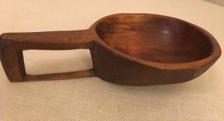 Vintage Wooden Ladle /scoop Teak