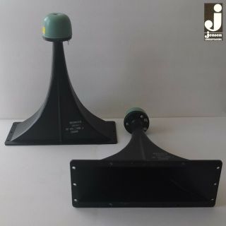 Vintage Pair Jensen Rp 109 Alnico Magnet Horn Tweeters 10½” X 4 ",  1963—excellent