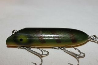 Vintage South Bend Bass Oreno Plastic Fishing Lure 3 5/8 " Perch Vg,