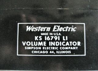 1 x NOS NIB Western Electric KS 16791 L1 Vintage Bakelite Volume Indicator 3