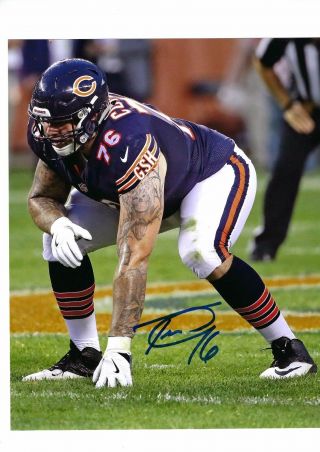 Tom Compton Auto Autographed 8x10 Photo Signed Picture W/coa Chicago Bears