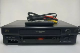 Jvc Hr - A591u Vhs Hi - Fi Stereo Video Cassette Recorder Player With Remote