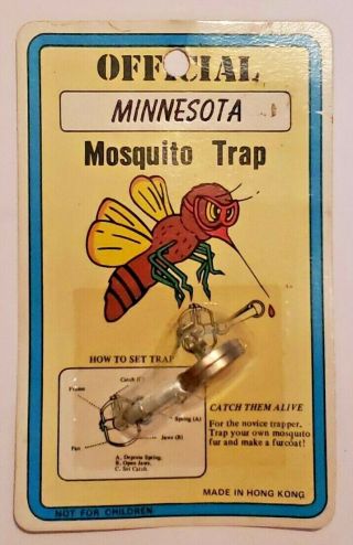 Official Minnesota Mosquito Trap - Catch Them Alive - Novelty Gag Gift - Vintage