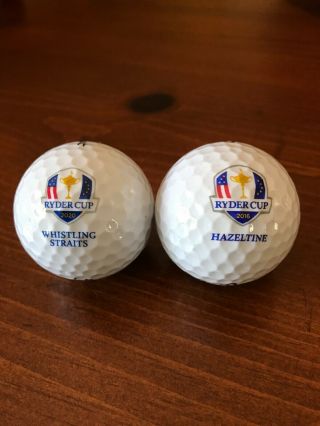 2016 Hazeltine Ryder Cup Logo Golf Ball