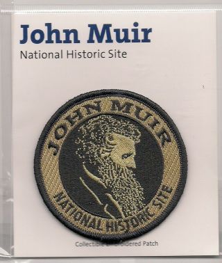 John Muir National Historic Site Souvenir California Patch