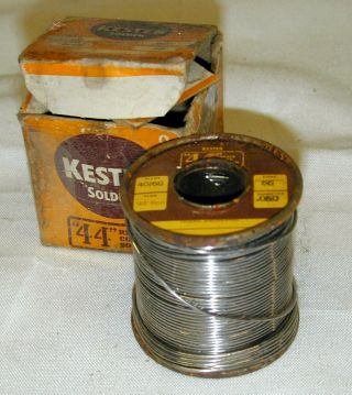 Kester Western Electric 44 Tube Amplifier Preamp Rosin Core Solder Wire [NOS] 3