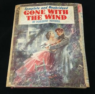 Vintage Gone With The Wind Book By M.  Mitchell Complete Edition 1940 Hardcover