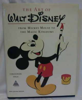 Vintage 1975 Hb - The Art Of Walt Disney From Mickey Mouse To The Magic Kingdoms