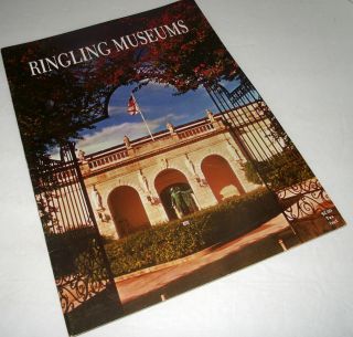 Circus Barnum Bailey Ringling Museums Art Theater Florida Brochure Bros History