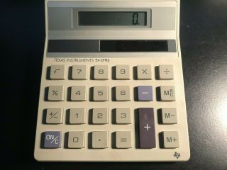 Texas Instruments Ti - 1795 Solar Calculator Vintage - Great
