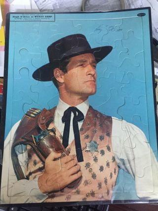 1958 Wyatt Earp - - - - - - - - - - - - - Vintage Photo Puzzle Hugh O 
