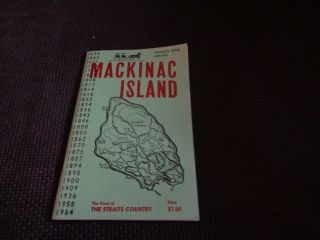 Vintage Guide And History To Mackinac Island Michigan