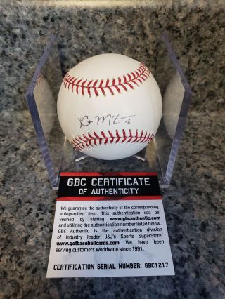 Brian Mccann Autograph Baseball Gbc1217