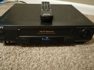 Sony Vcr Slv - N50 With Remote Vhs