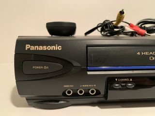 PANASONIC PV - V4522 VCR VHS HiFi Stereo OmniVision Cassette Player - 3